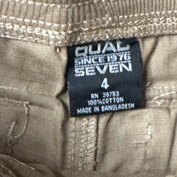 New Quad Seven Boys Cargo Style Shorts - Picture 4 of 4